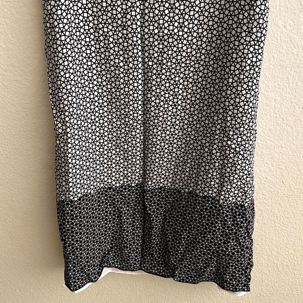 Studio M sz:xs Black & White Contrast Shift Dress - Picture 9 of 11